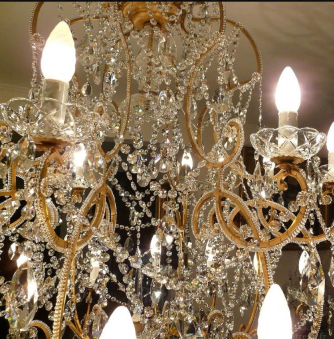 Grand lustre en cristal lustre en cristal
