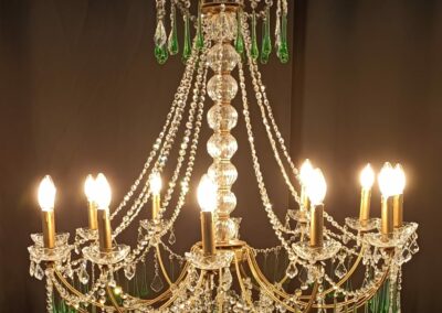 Lustre de style corbeille