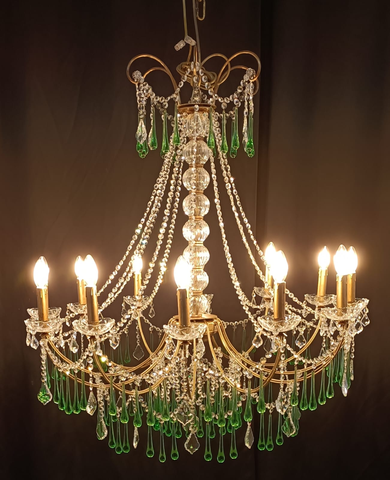 Lustre de style corbeille Lustre de style corbeille