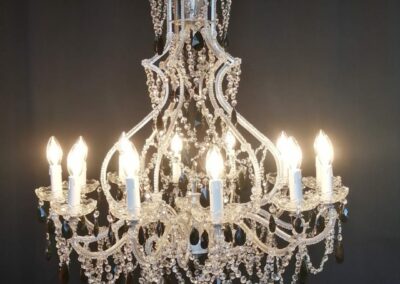 Lustre baroque à douze bras de lumière