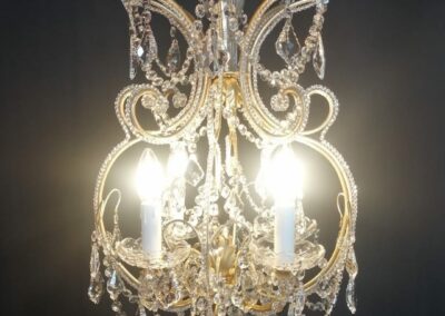 Lustre cage artisanal