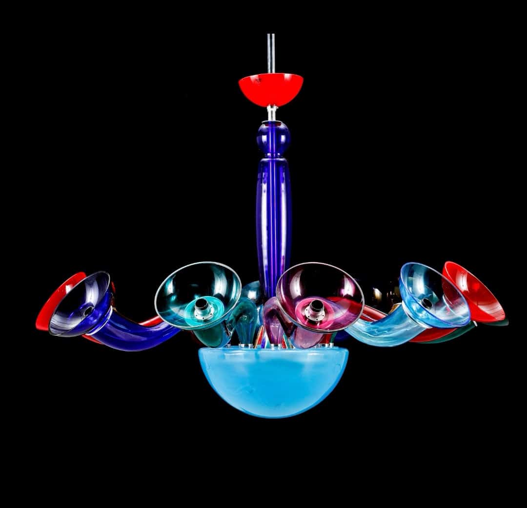 lustre verre murano venitien colore lustre verre murano venitien colore